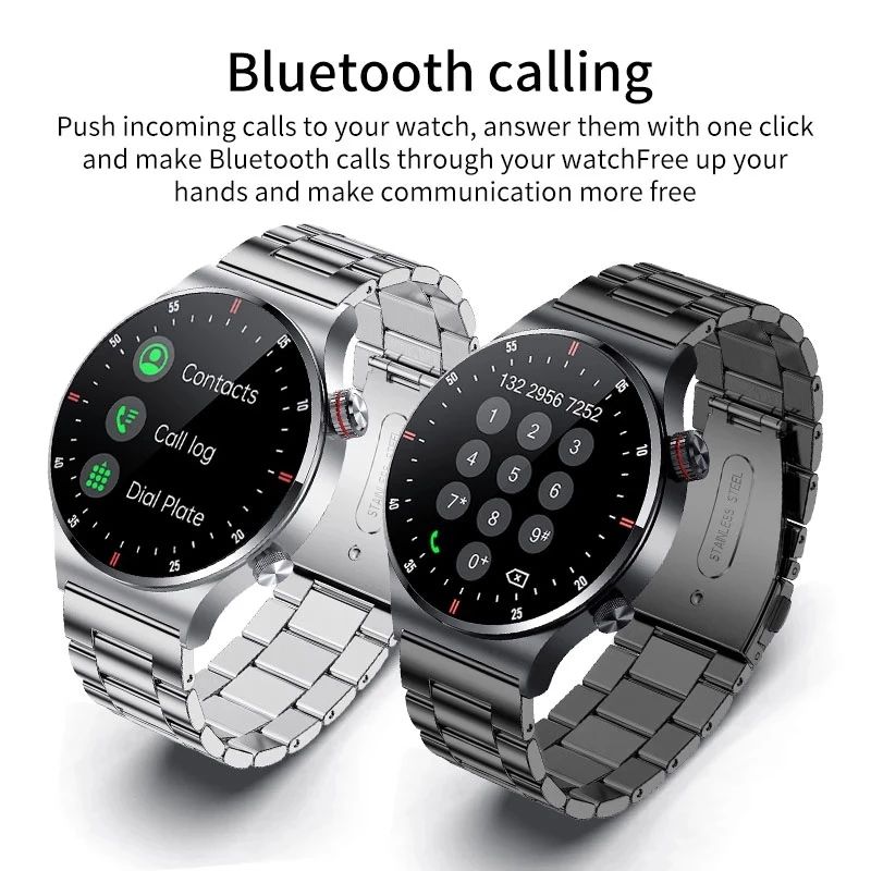 LIGE Jam Tangan Pintar Pria Panggilan Bluetooth