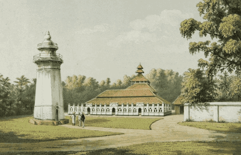 ilustrasi masjid agung banten di kesultanan banten abad ke 19 190221071844 7882 11zon