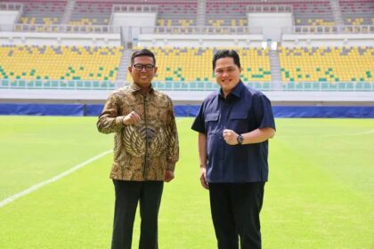 gubernur banten andra soni dan erick thohir