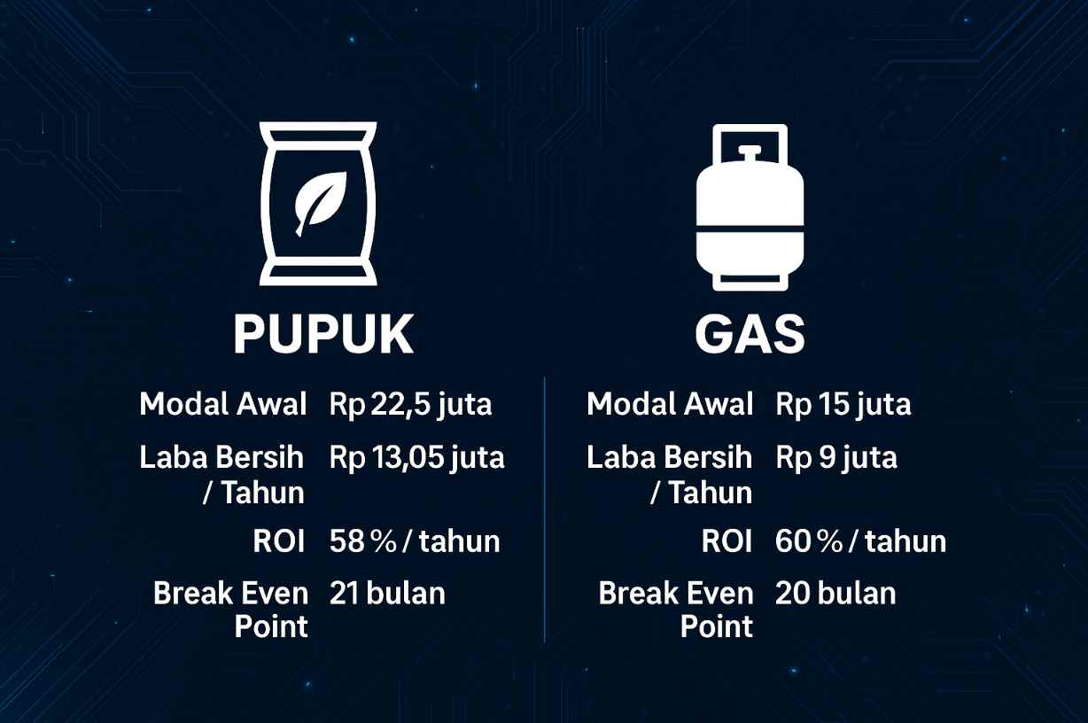 Kopdes Merah Putih Disarankan Masuk Bisnis Pupuk dan Gas, ROI hingga 96 Persen 4 pupuk gas kopdes.png