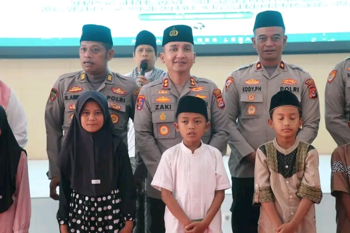 polres lebak gelar maulid nabi dan santunan