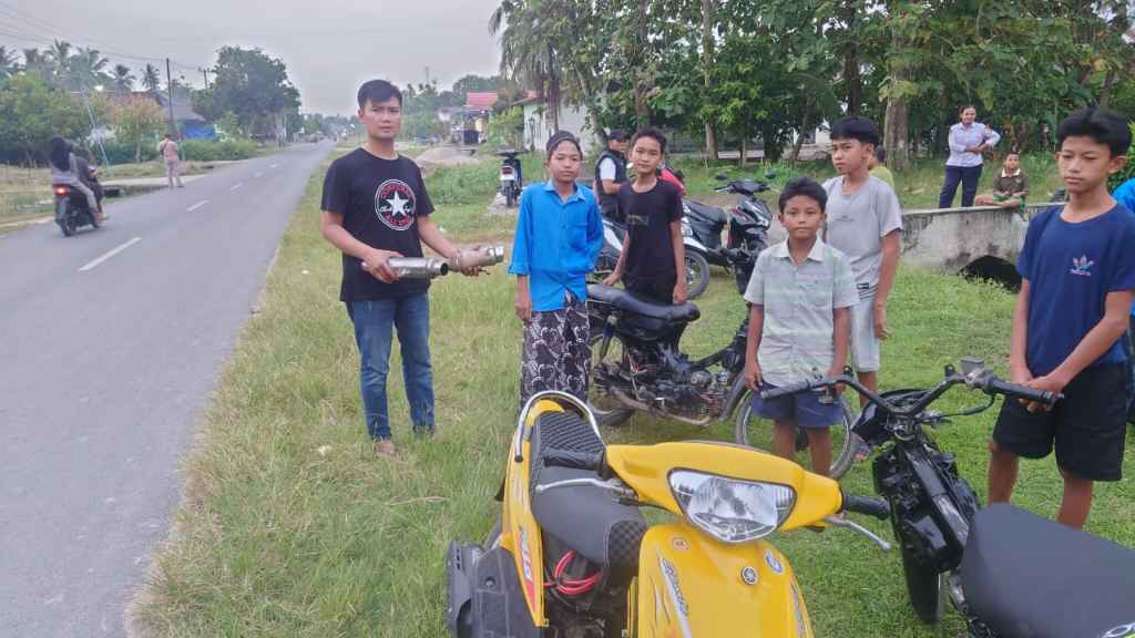 motor knalpot brong