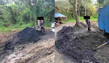 Dugaan aktivitas tambang batubara tanpa izin di kawasan hutan produksi Lebak wilayah Cinunggul dan Batu Jago